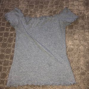 Hollister off shoulder short sleeve shirt